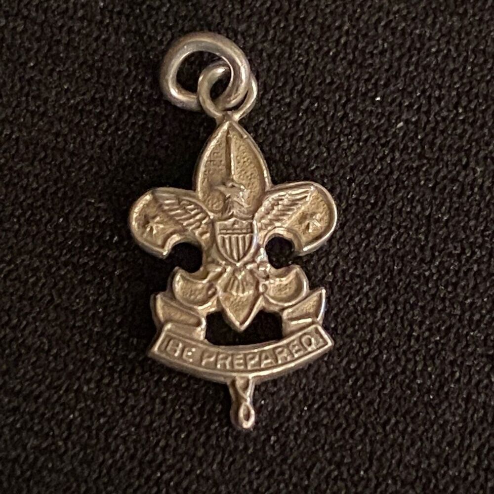 Boy Scouts Of America BSA Sterling Silver Charm Be Prepared